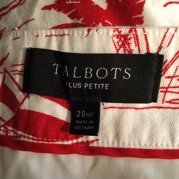 Talbots A-Line Skirt Sail Away 20W Petite - Picture 4 of 7